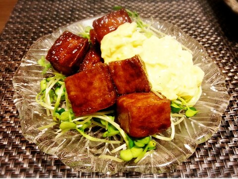 あつあげ南蛮☆ 厚揚げの甘酢炒め♪